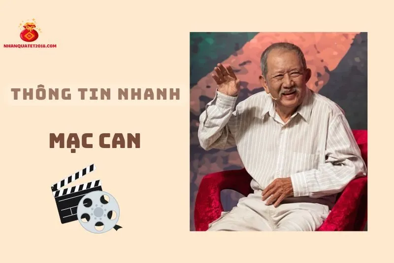 Thông tin nhanh về diễn viên Mạc Can